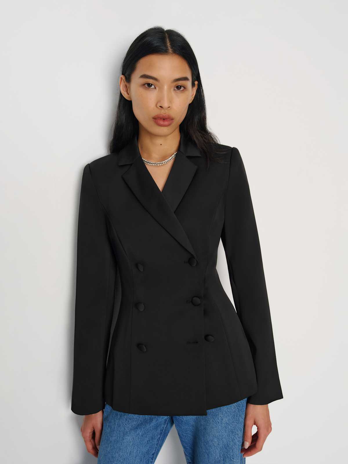 Caden Satin Blazer - thumbnail 9
