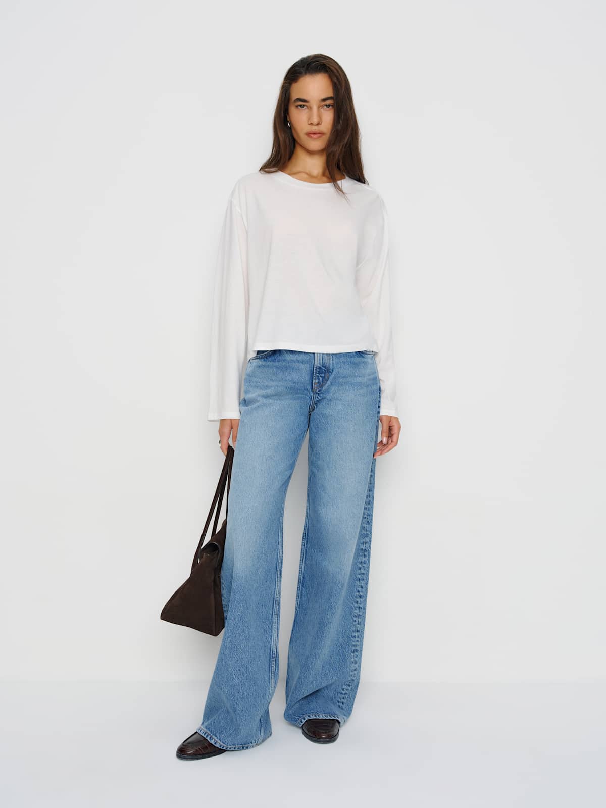 Liam Long Sleeve Oversized Tee - thumbnail 9