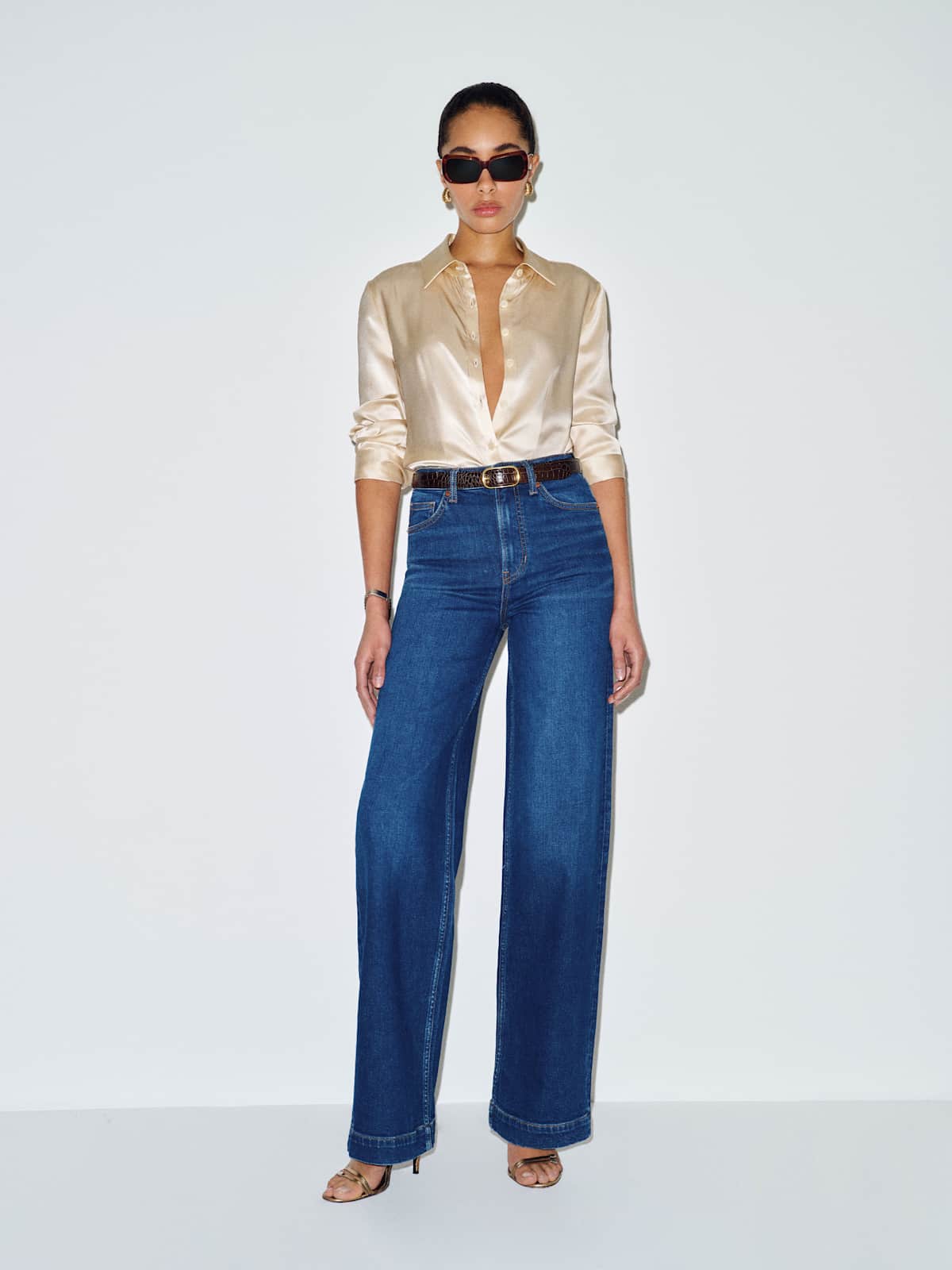 Raya Fitted Silk Shirt
