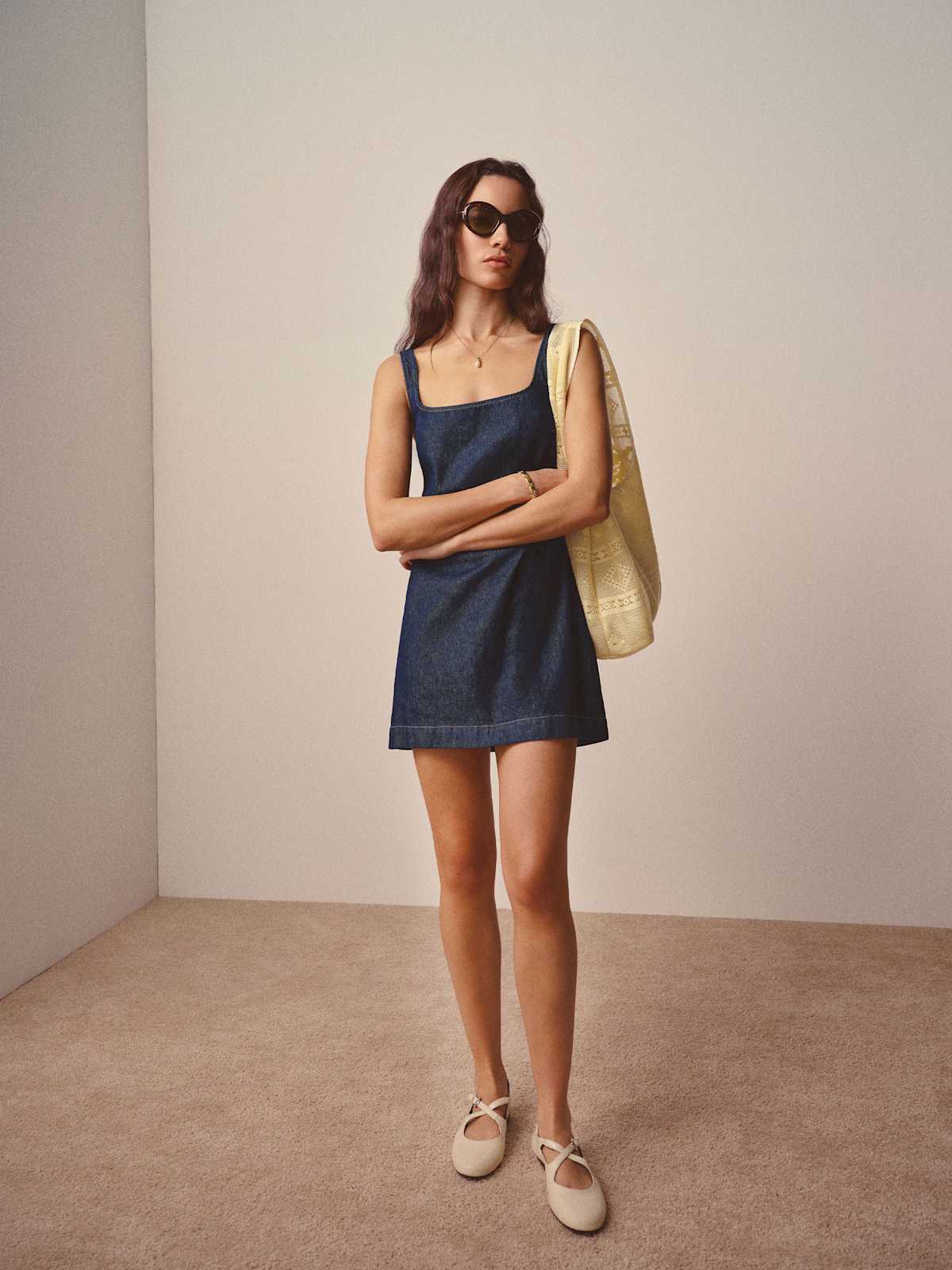 Elinda Denim Mini Dress