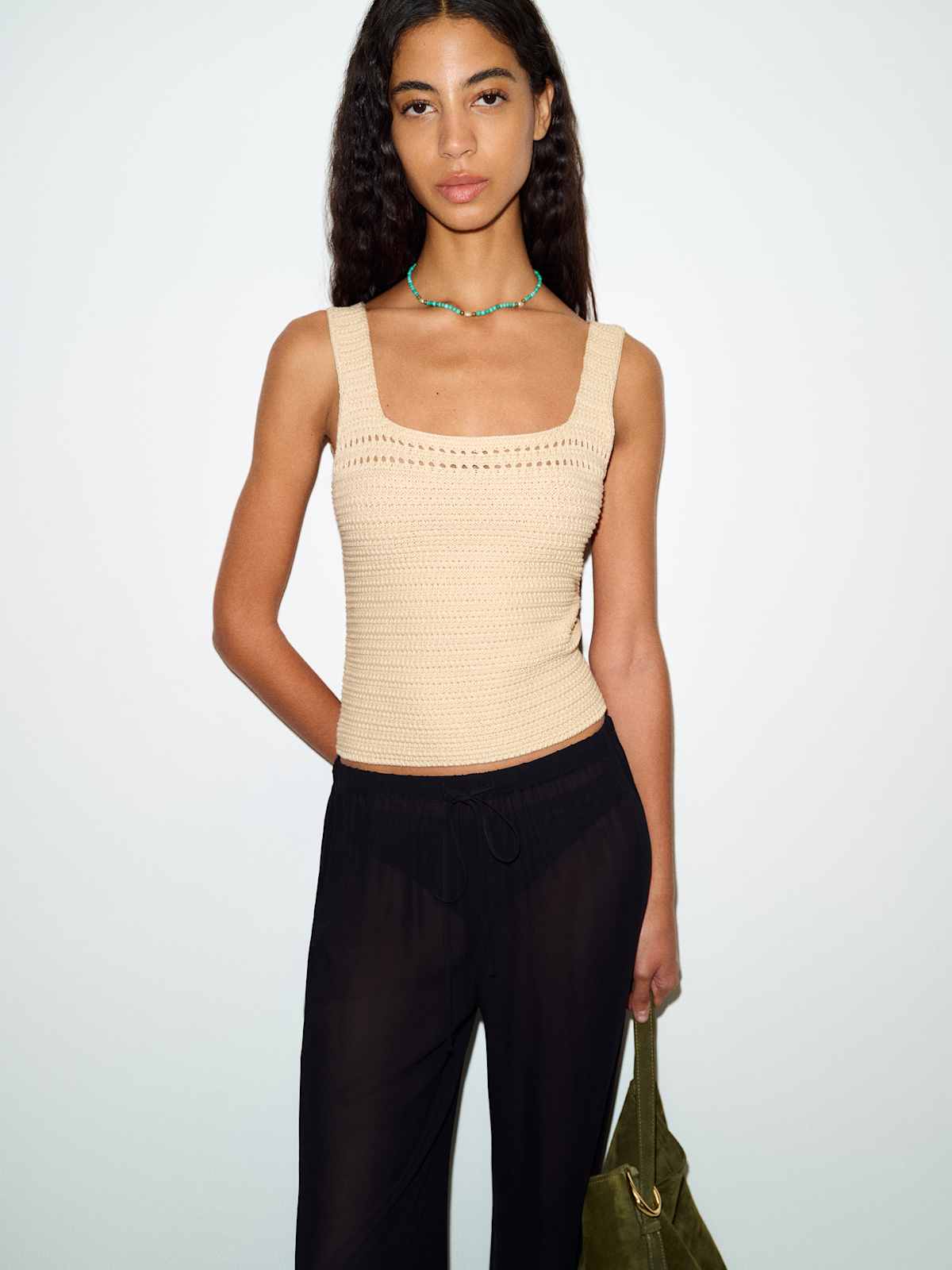 Azara Cotton Sweater Tank - thumbnail 5