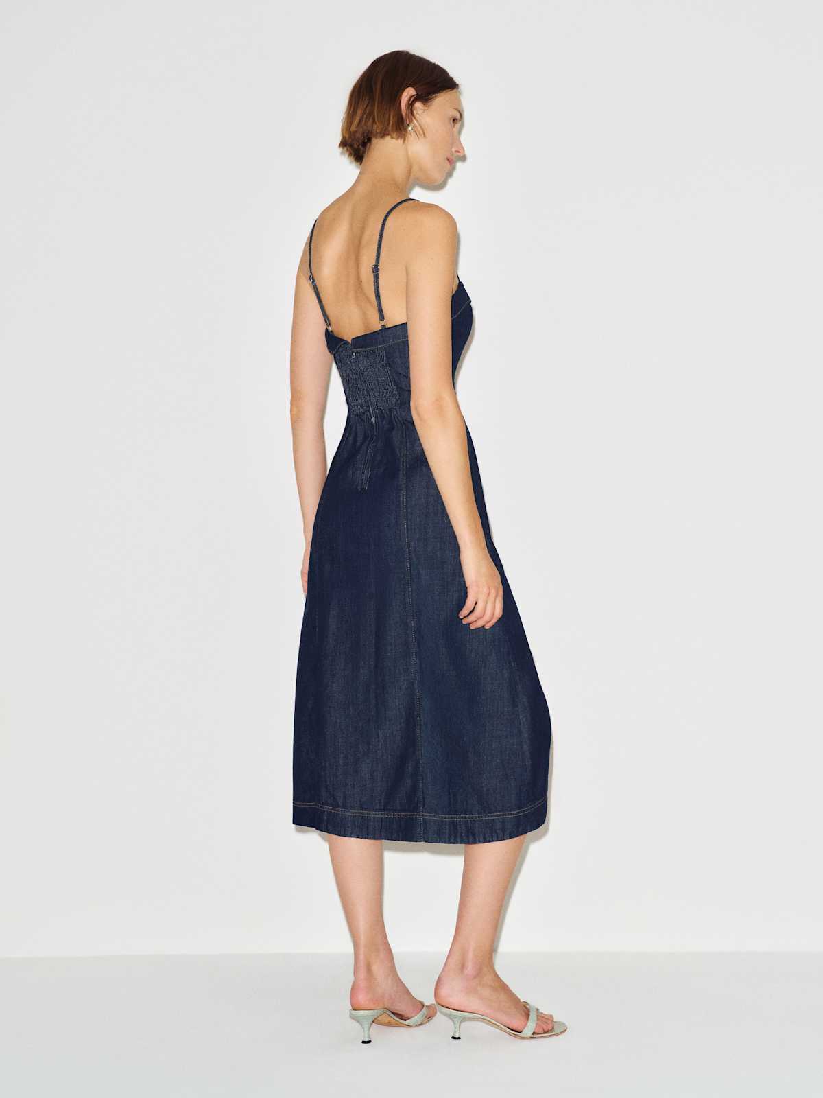 Ashtin Denim Midi Dress - thumbnail 7