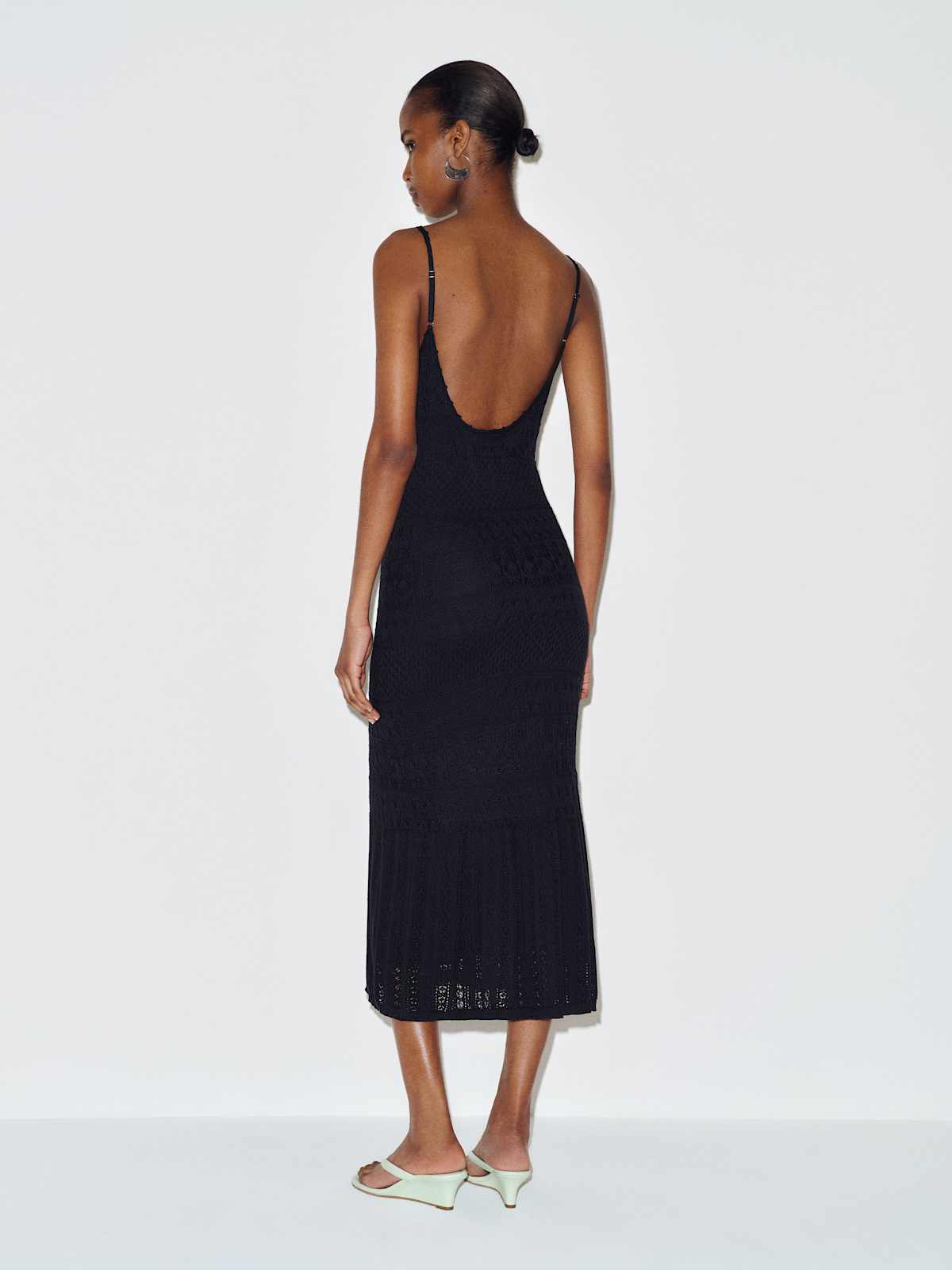 River Cotton Crochet Sweater Dress - thumbnail 9