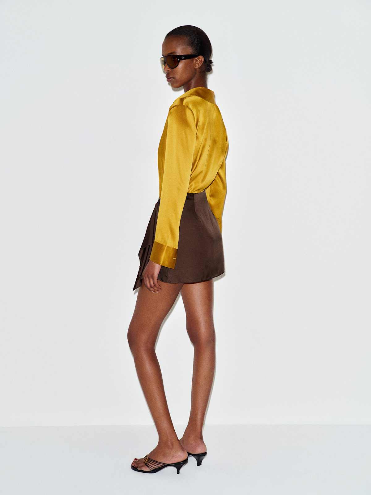 Milla Silk Skirt - thumbnail 7