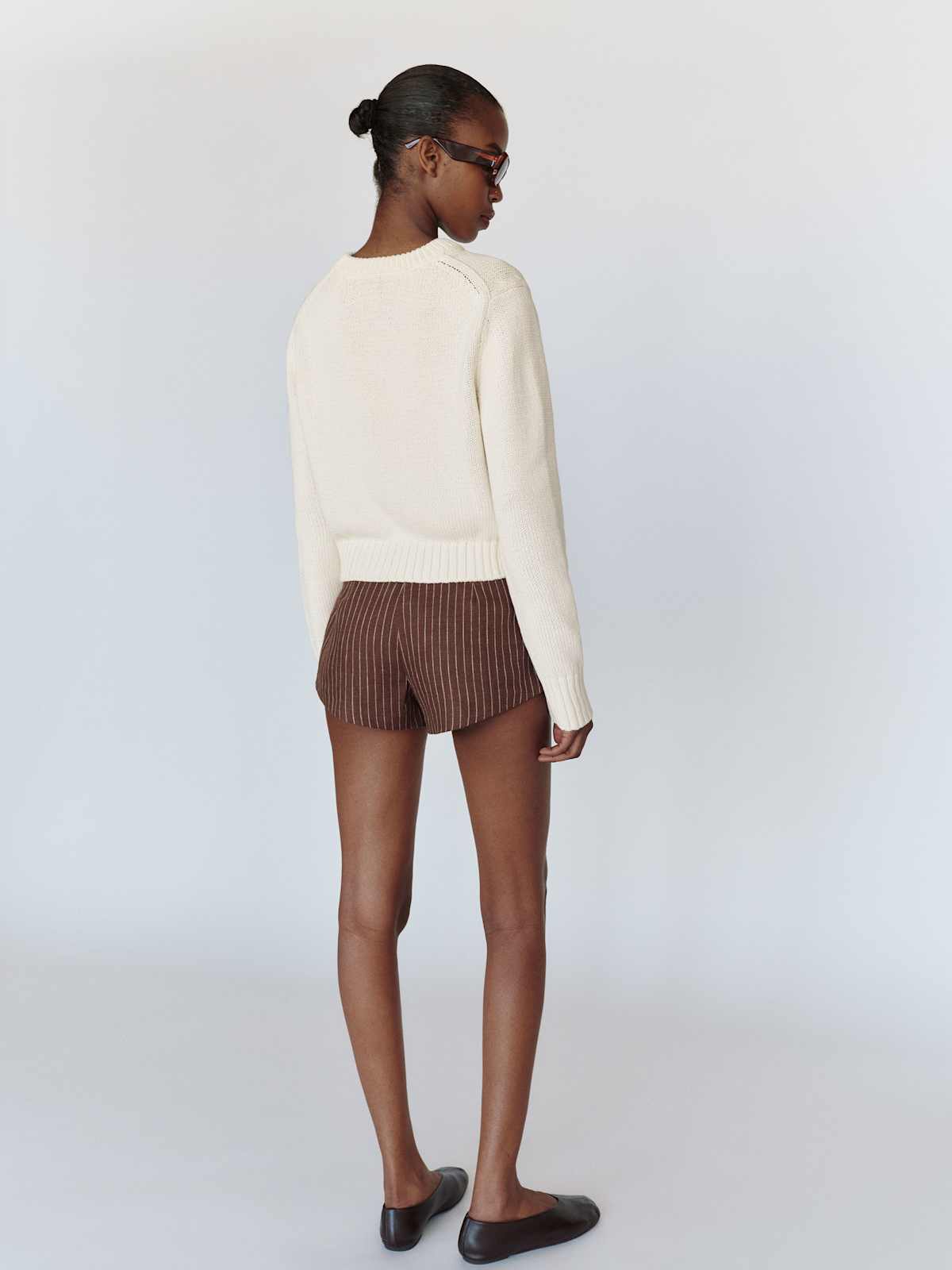 Eleni Cotton Crew Sweater - thumbnail 5