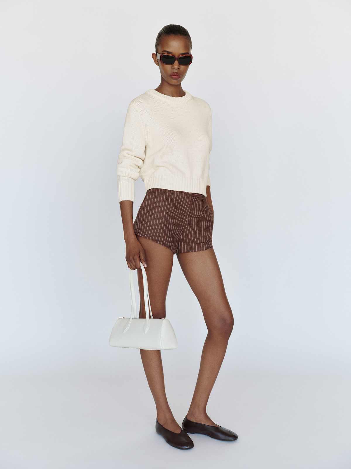 Eleni Cotton Crew Sweater - thumbnail 9