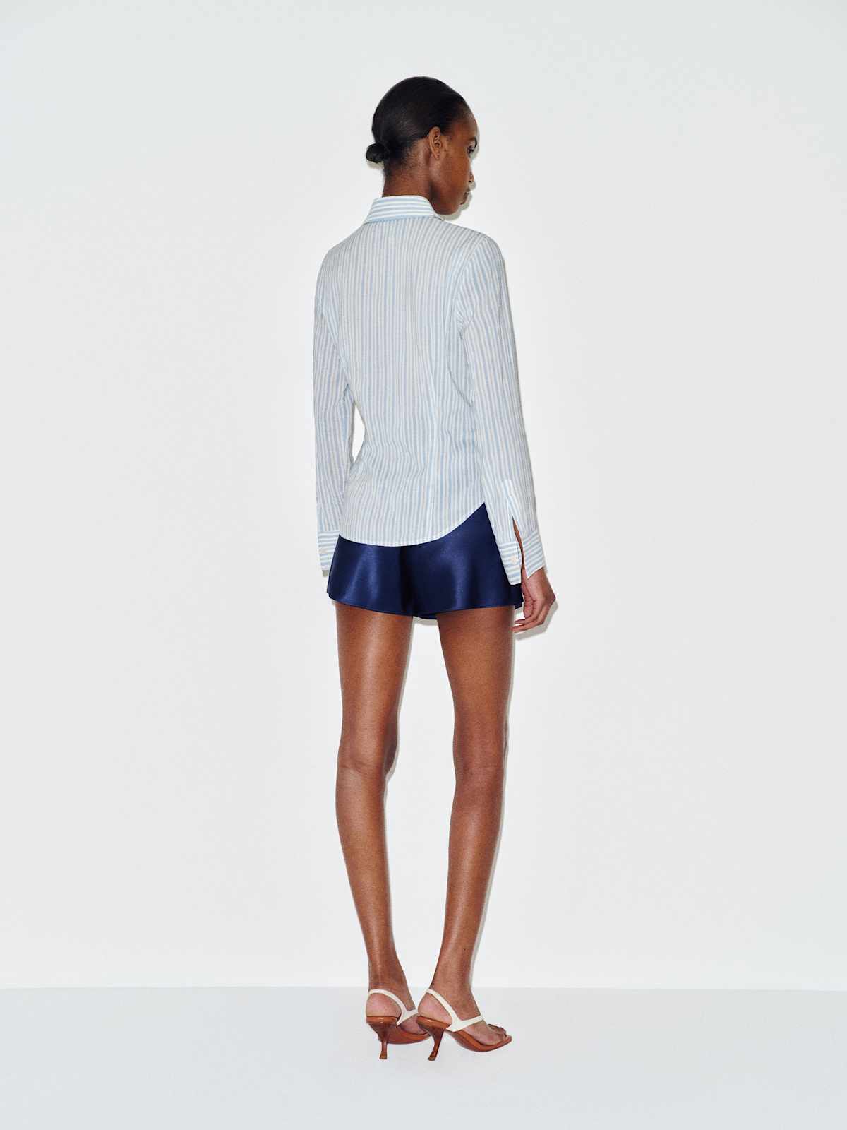 Raya Fitted Voile Shirt - thumbnail 7