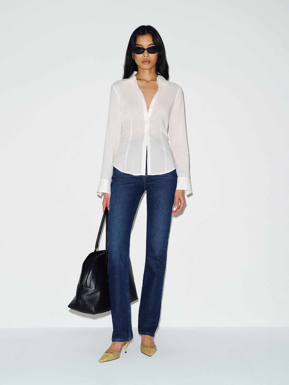 Raya Fitted Voile Shirt - thumbnail 9