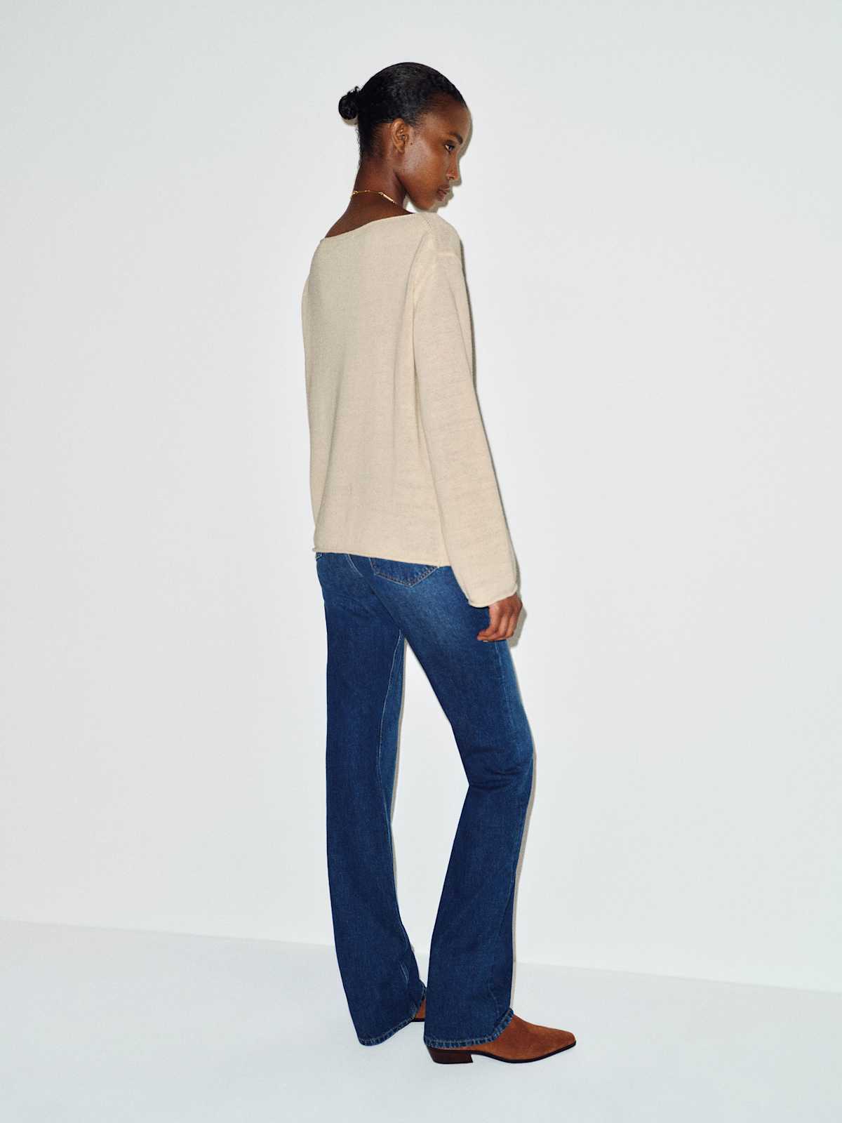 Marine Linen Cotton Sweater - thumbnail 5
