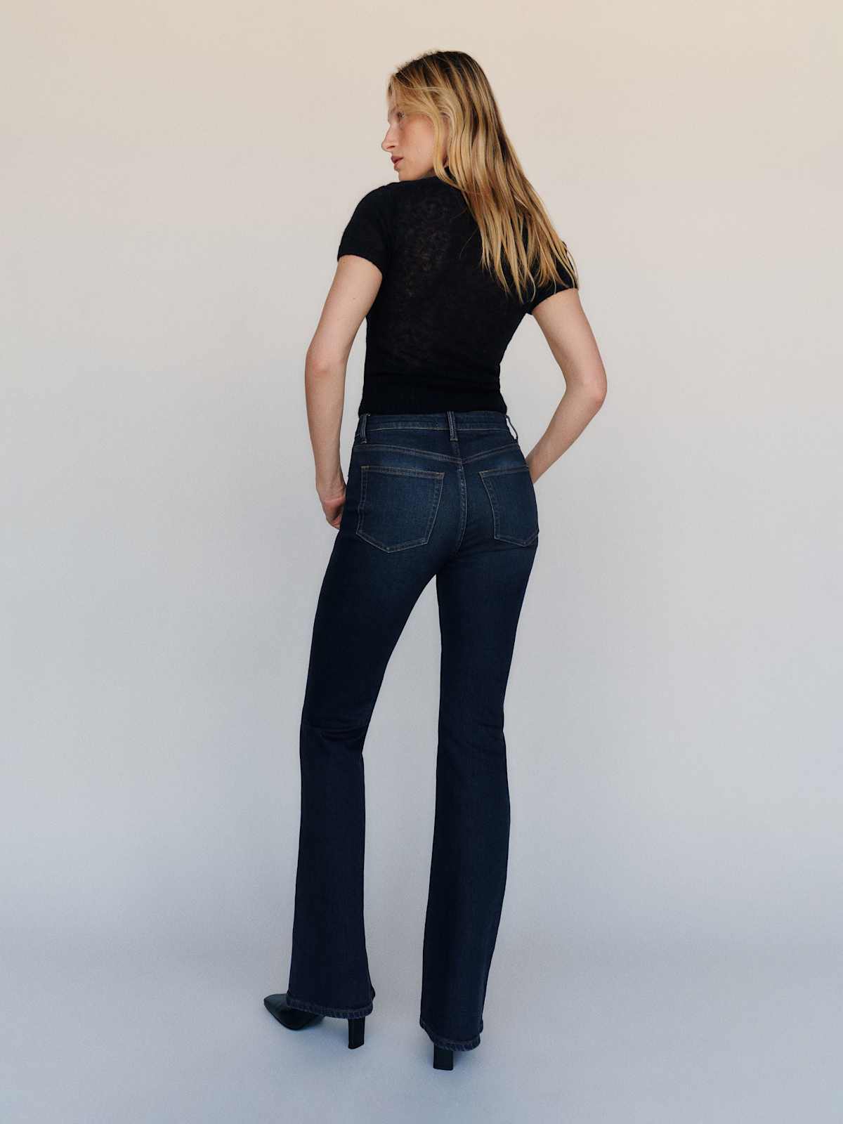 Taya Super Stretch High Rise Flare Jeans - thumbnail 9