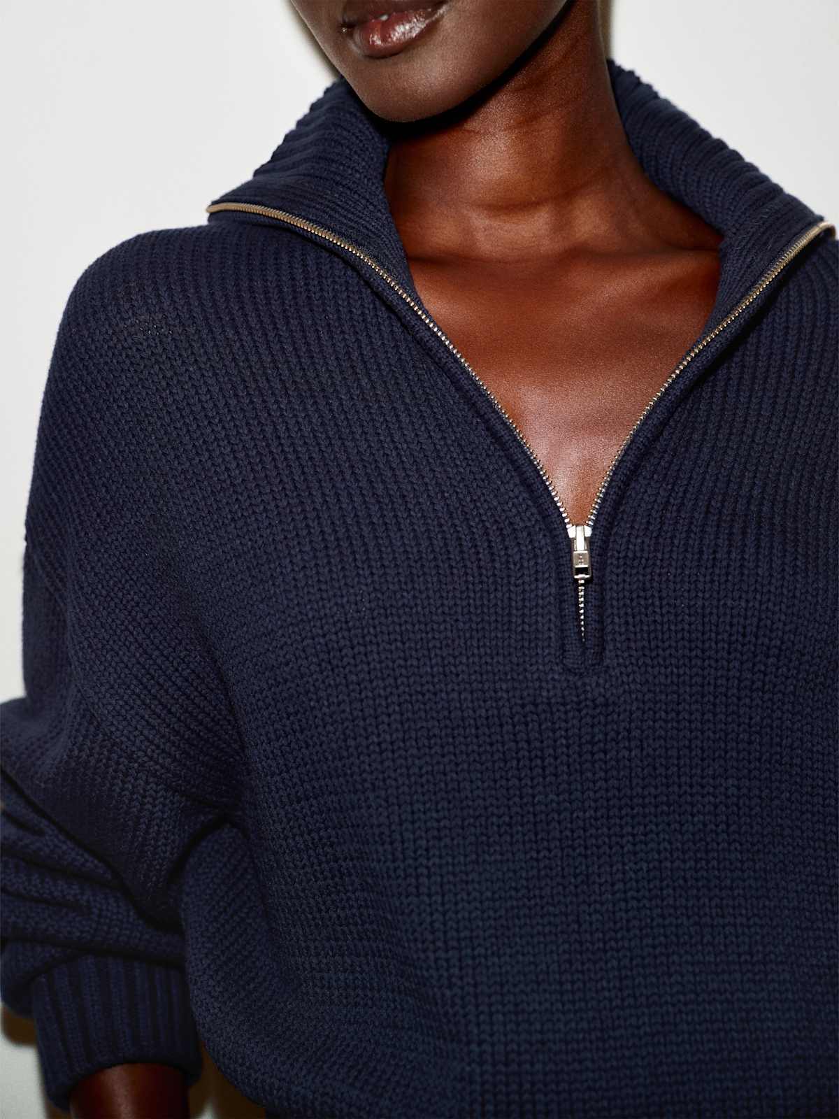 Barney Cotton Quarter-Zip Sweater - thumbnail 3