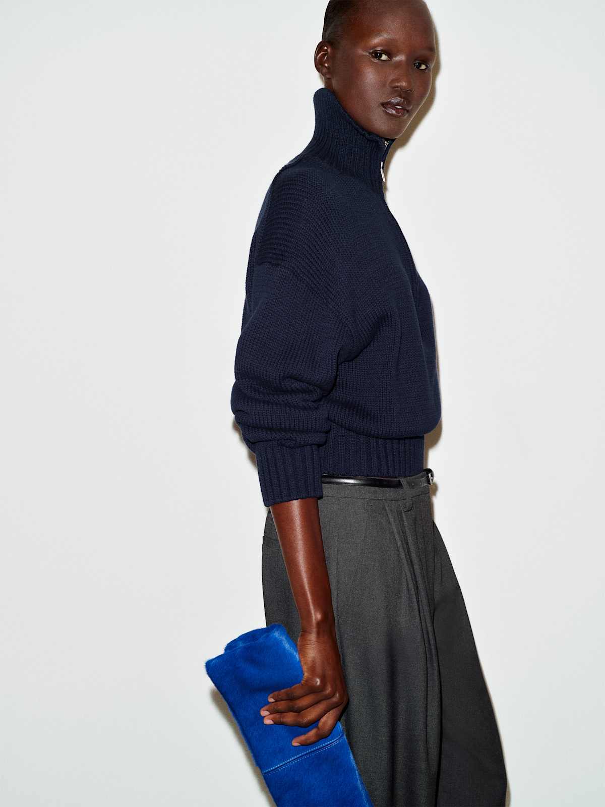 Barney Cotton Quarter-Zip Sweater - thumbnail 7