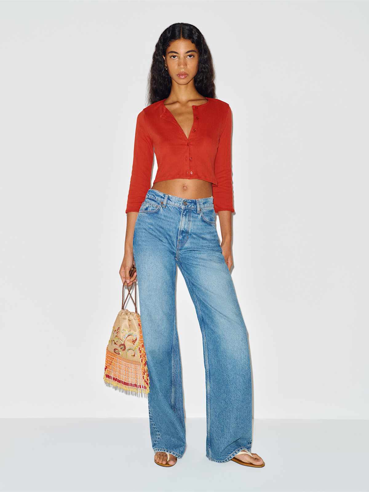 Gia Pointelle Knit Cardigan - thumbnail 9