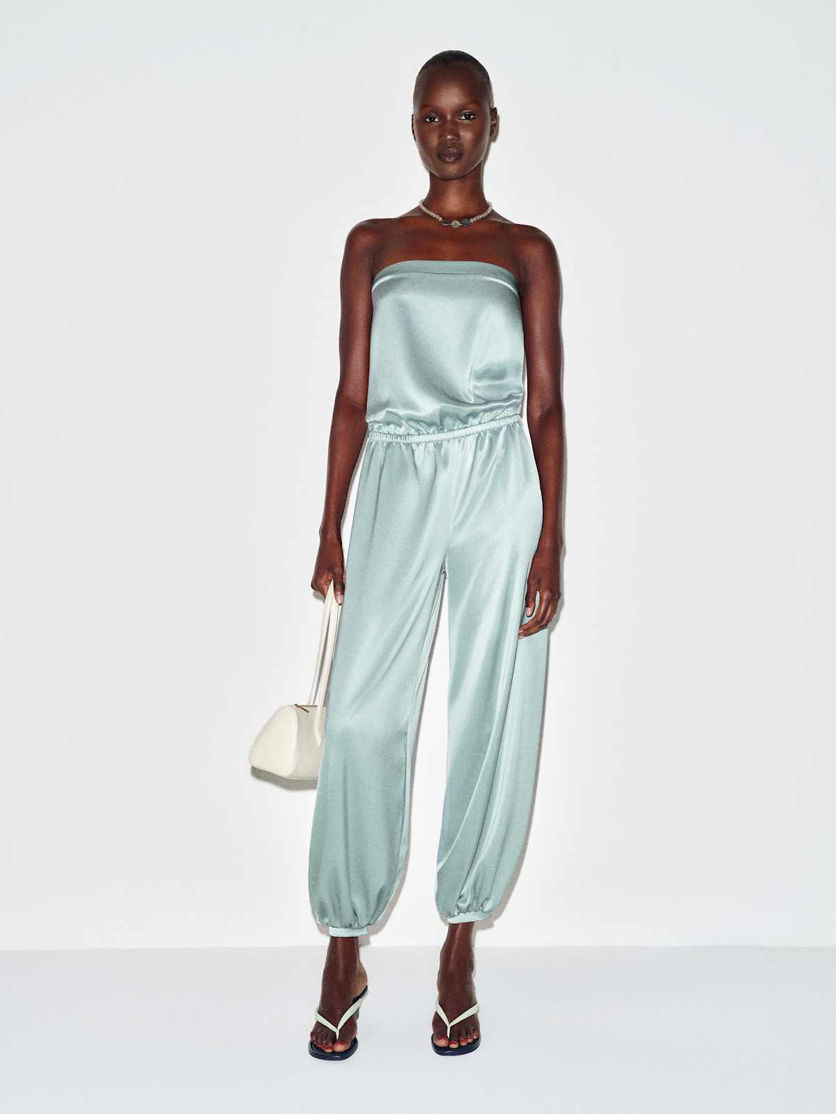 Trista Satin Jumpsuit - thumbnail 9