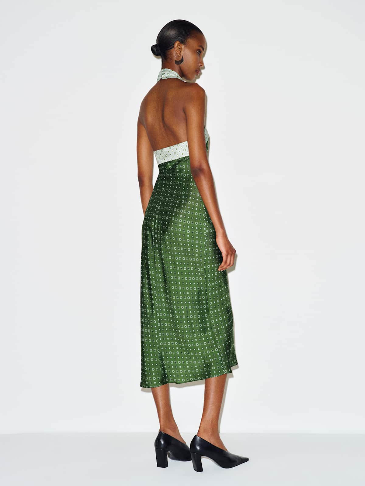 Meli Silk Twill Dress - thumbnail 7