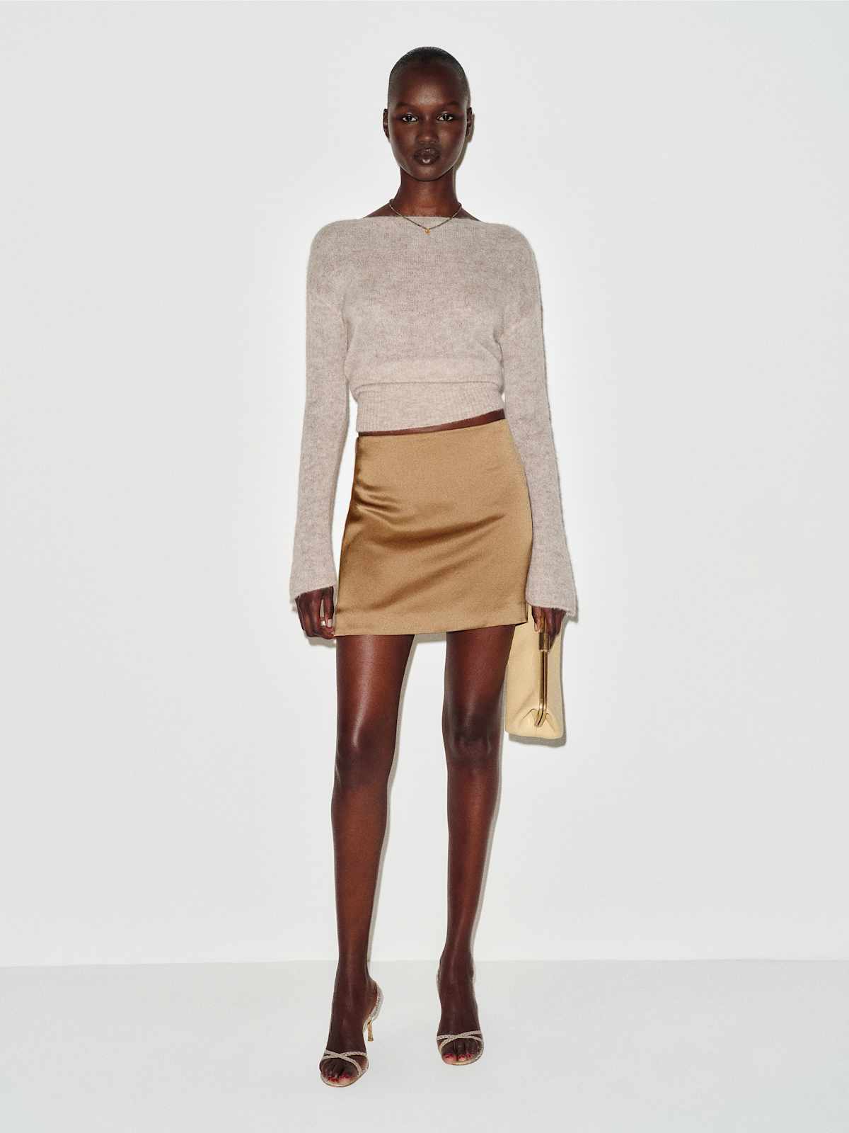 Alexa Satin Skirt - thumbnail 9