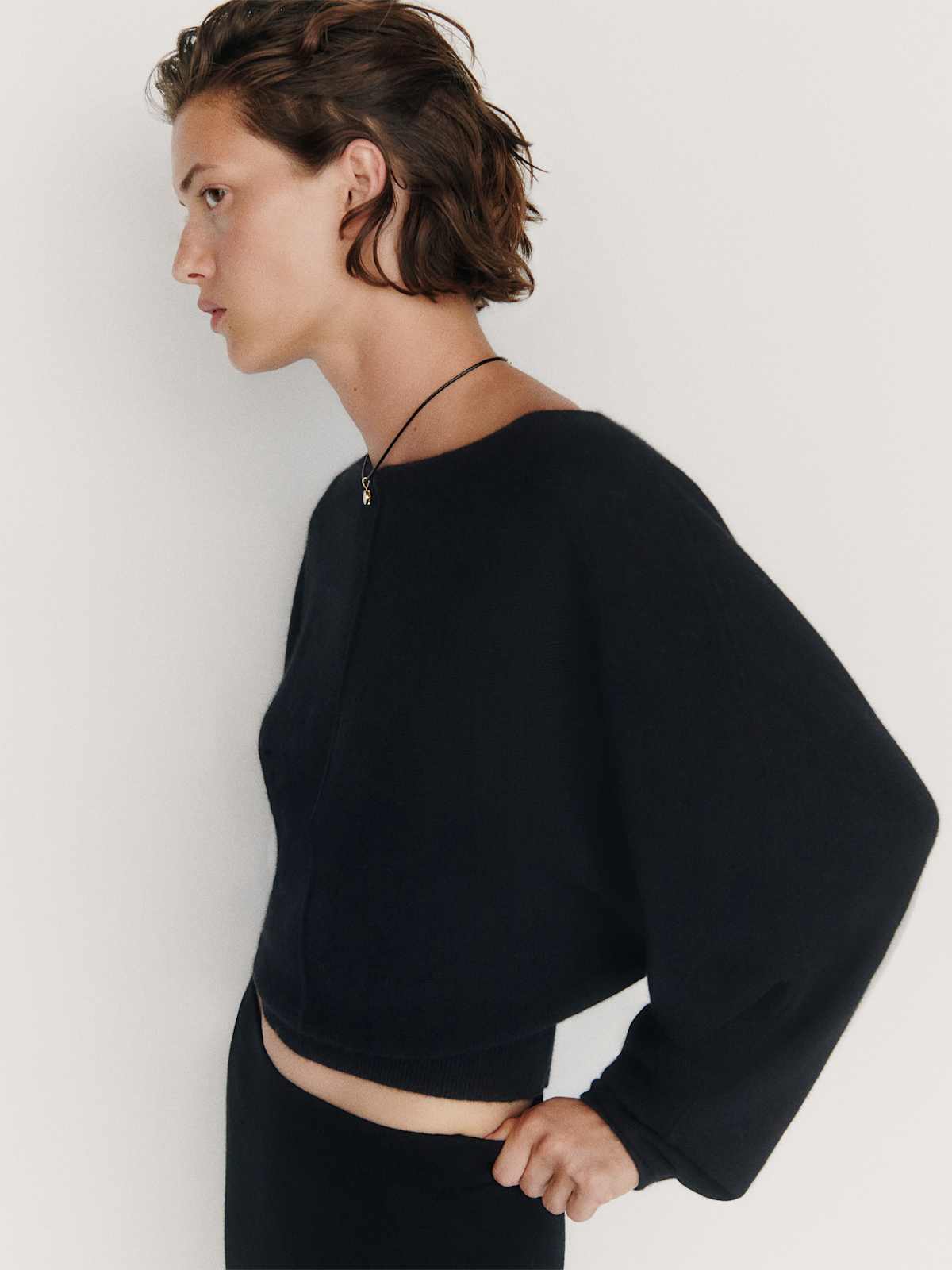 Brianna Cashmere Boatneck Top - thumbnail 9