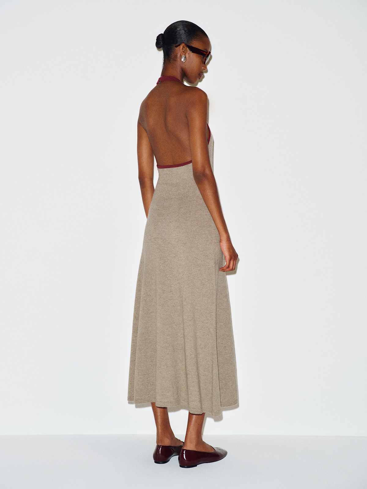 Mia Cashmere Halter Dress - thumbnail 9