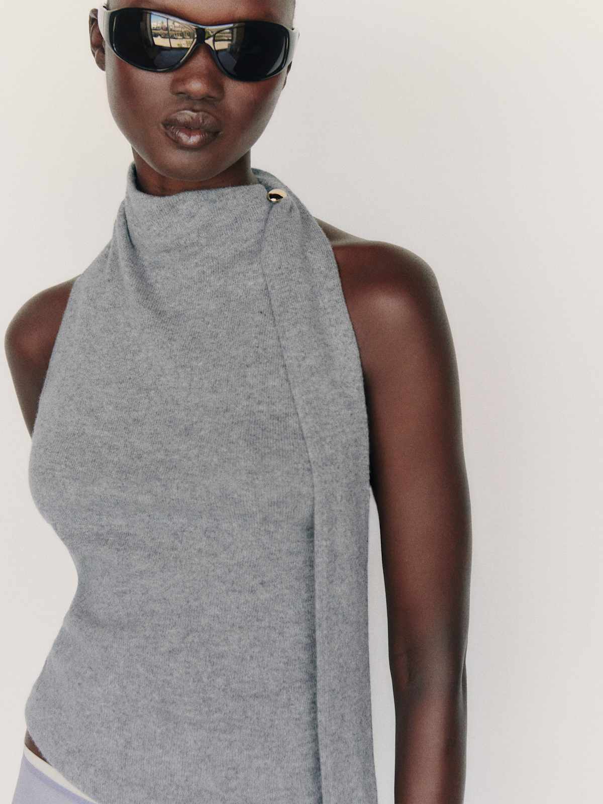 Sarah Cashmere Scarf Tank - thumbnail 7