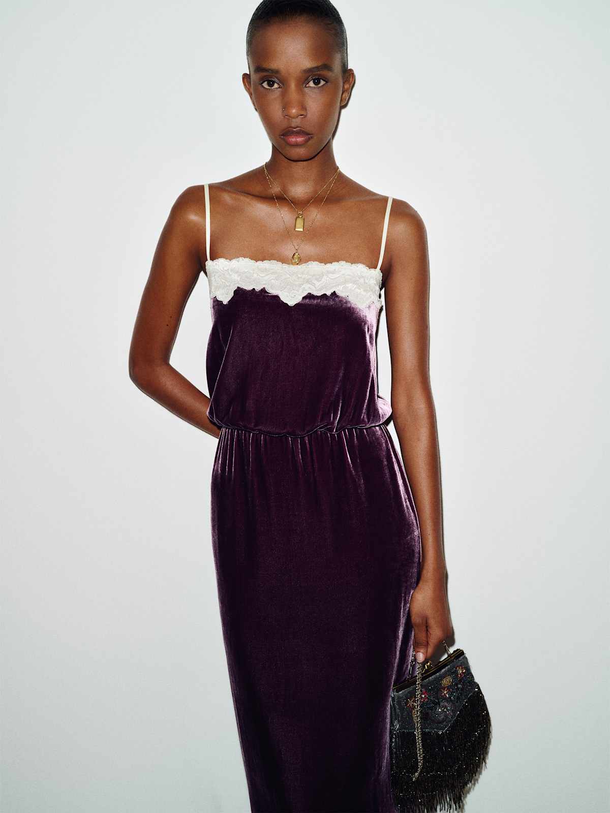 Kalinka Velvet Dress - thumbnail 9