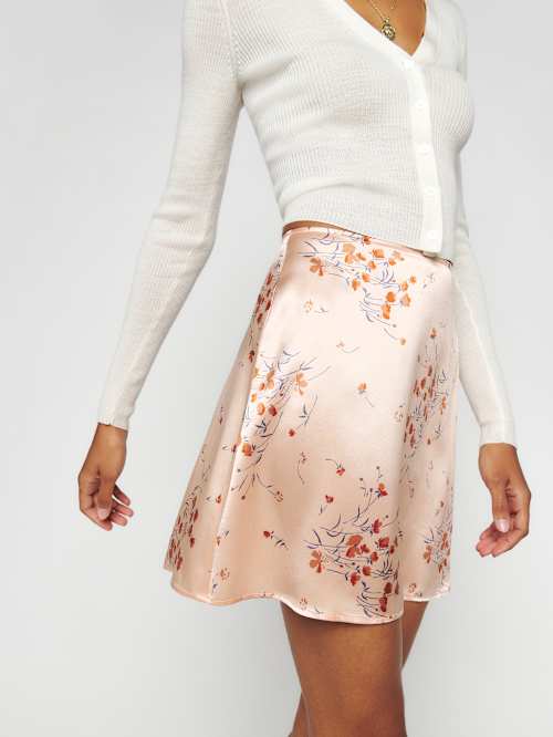 Benson Silk Skirt