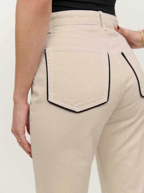 Cynthia High Rise Straight Jeans