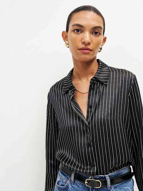 Sky Relaxed Silk Top