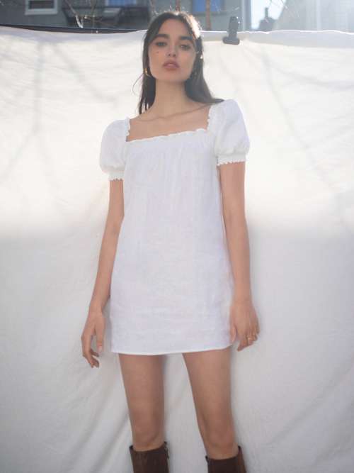 Carsen Linen Dress