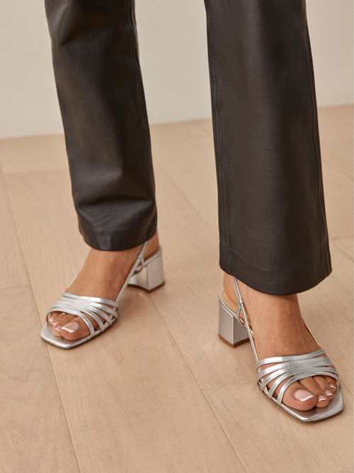 Eleonora Sling Back Block Heel Sandal