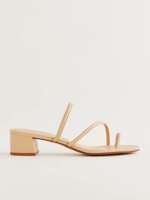 Meena Toe Ring Block Heel Sandal