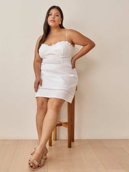 chinese dress ladies Andi Chiffon Maxi Dress White / XL
