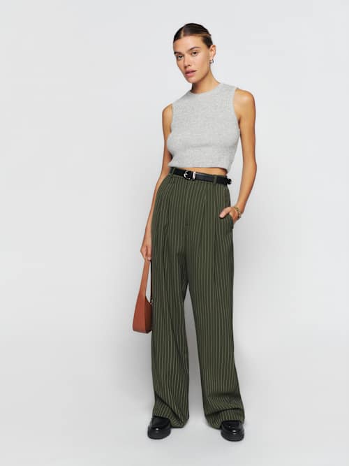 Benedetta Cashmere Cropped Tank