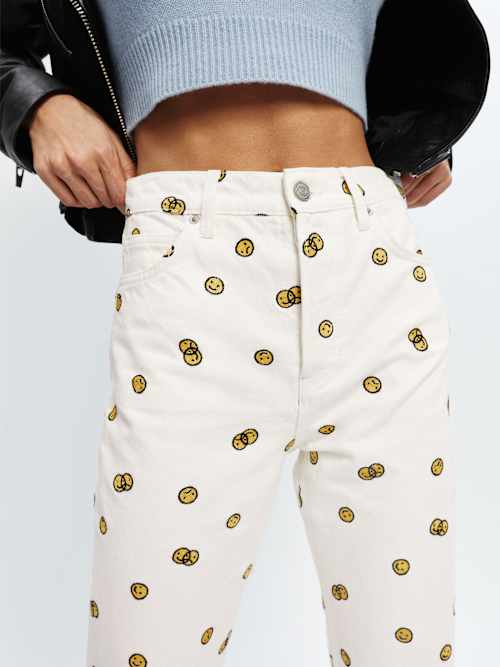 Mixed Emotions High Rise Straight Jeans