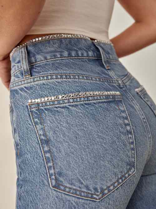 Stardust High Rise Straight Jeans