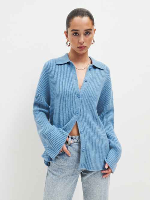 Fantino Cashmere Collared Cardigan