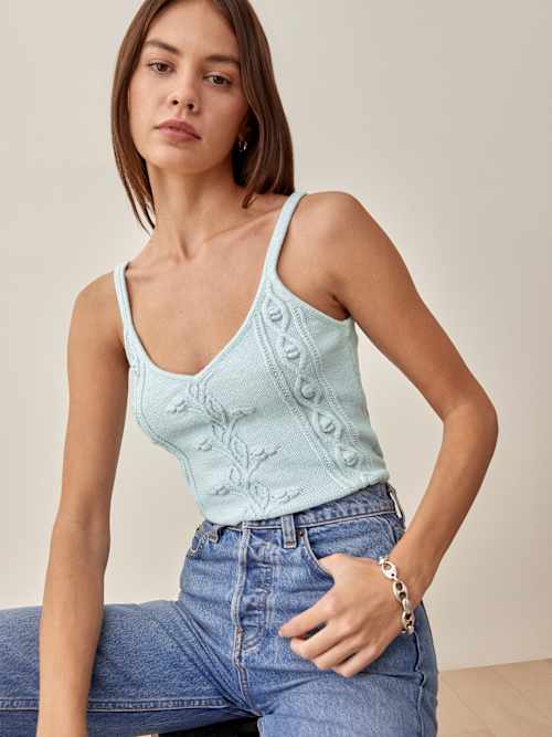 Genaro Cotton Sweater Tank