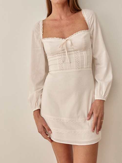 NEW Reformation Monica Floral-print Georgette Mini Wrap