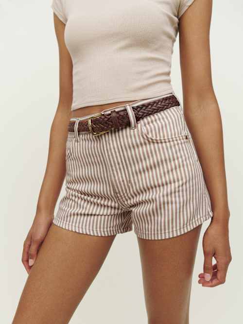 Cowboy High Rise Jean Shorts