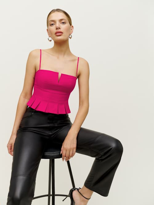 Reformation リフォーメーション スワン トップ Swan Top