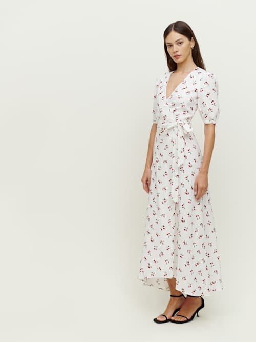 Weiss Linen Dress