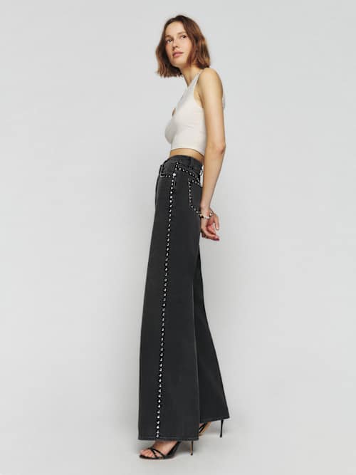 Cary High Rise Slouchy Wide Leg Jeans