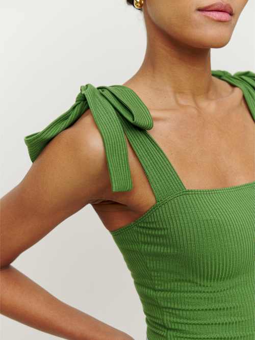 Canyon Tie Strap Knit Tank