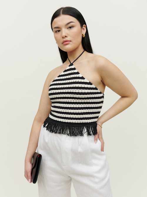 Laine Open Knit Tank display picture 1