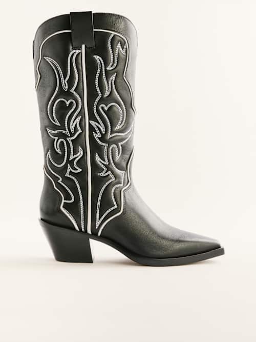 Reformation オルヤニーブーツ Olive Western Boot