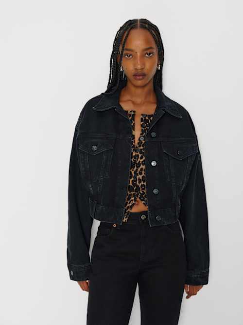 Jori Cropped Denim Jacket display picture 1