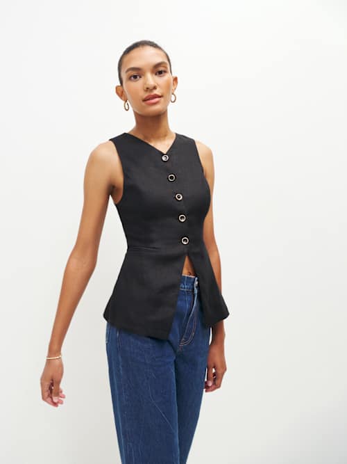 Aspen Linen Top