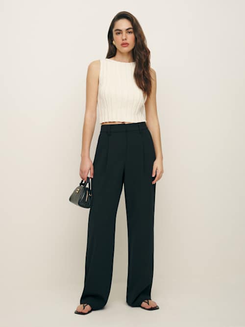 Petites Alex Mid Rise Pant