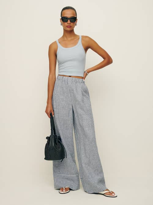Fernando Linen Wide Leg Pant