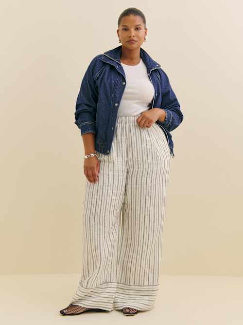 Fernando Linen Wide Leg Pant Es