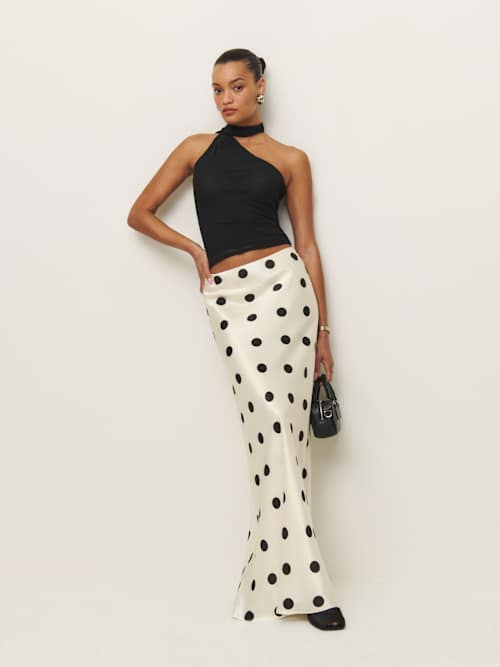 Petites Bella Silk Skirt